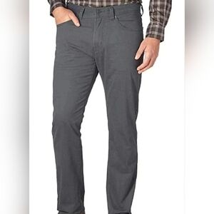 NWT Kirkland Signature Charcoal Chinos 5 pocket Brushed Cotton. Work Office